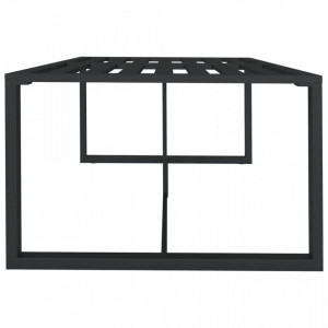 Masă de exterior, antracit, 120x60x66 cm, aluminiu - V318312V - Img 4