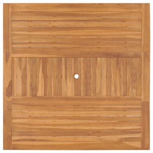 Masa de gradina, 150 x 150 x 76 cm, lemn masiv de tec - V49008V - Img 4