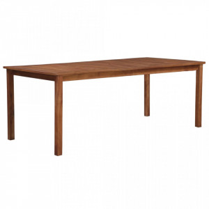 Masa de gradina, 200 x 90 x 74 cm, lemn masiv de acacia - V44106V