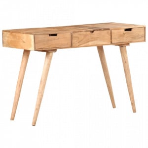 Masă de toaletă cu oglindă, 112x45x76 cm, lemn masiv acacia - V323590V