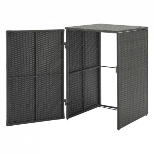 Masca pubela gunoi, 109 x 70 x 78 cm, gri inchis - P79473666 - Img 8