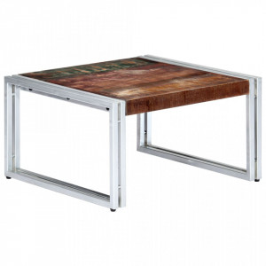 Masuta de cafea, 60 x 60 x 35 cm, lemn masiv reciclat - V247823V