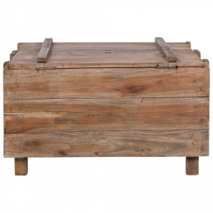 Masuta de cafea, 65 x 65 x 38 cm, lemn masiv reciclat - V283939V - Img 4