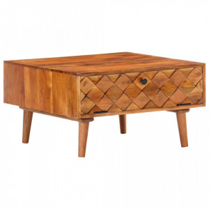 Masuta de cafea, 68 x 68 x 38 cm, lemn masiv de acacia - V288089V