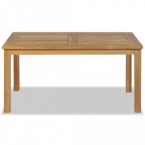 Masuta de cafea, 90 x 50 x 45 cm, lemn de tec - V43253V - Img 3
