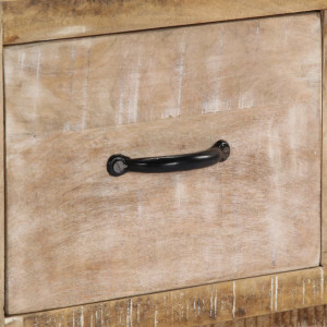 Masuta de cafea, 90 x 60 x 30 cm, lemn masiv de mango - V249863V - Img 2