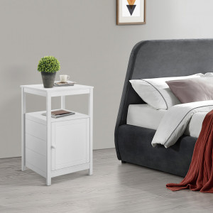 Masuta living, 79 x 48 x 39 cm, alb - P80286701