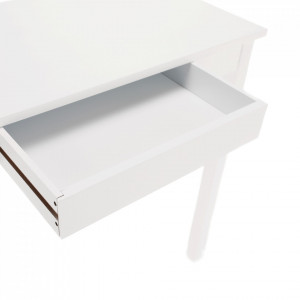 Măsuţă, masă tip consolă albă, 80x40x75 cm - TP277805 - Img 6