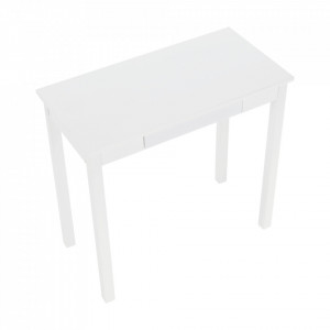 Măsuţă, masă tip consolă albă, 80x40x75 cm - TP277805 - Img 14