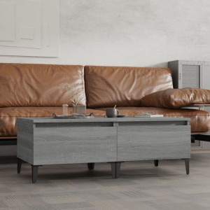 Mese laterale 2 buc. gri sonoma 50x46x35 cm lemn compozit - V819529V - Img 2