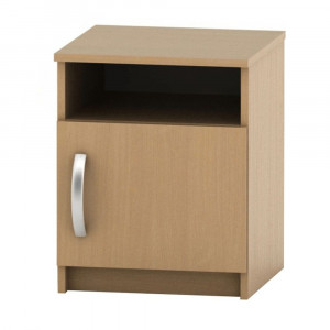 Noptieră maro, cu un sertar, 40x40x50 cm - TP209851