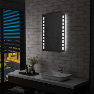 Oglinda cu LED de perete de baie, 60 x 80 cm - V144697V - Img 1