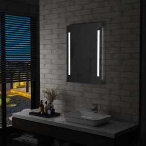 Oglinda cu LED de perete de baie, 60 x 80 cm - V144703V
