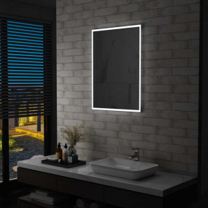 Oglindă cu LED de perete de baie, 60 x 80 cm - V144718V - Img 2