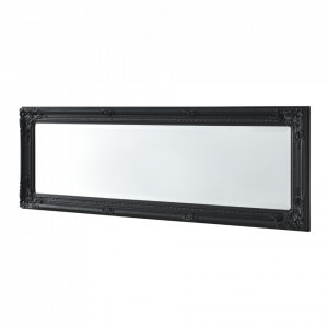 Oglinda de perete, 132 x 42 x 3,5 cm, lemn, negru - P70635188 - Img 3