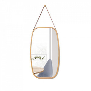 Oglindă de perete, bambus natural, 43x76 cm - TP228001 - Img 16