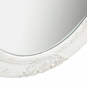 Oglinda de perete in stil baroc, alb, 50 x 60 cm - V320348V - Img 4