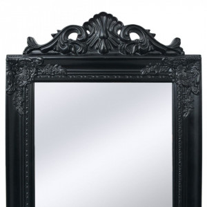 Oglinda verticala in stil baroc 160 x 40 cm negru - V243694V - Img 2