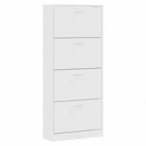 Pantofar, alb, 63x24x147 cm, lemn prelucrat - V342542V - Img 3