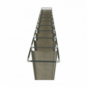 Pantofar cu rafturi, gri, 100x175x27 cm - TP263397 - Img 19