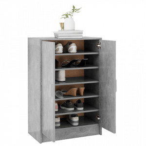 Pantofar, gri beton, 60x35x92 cm, PAL - V808931V - Img 4