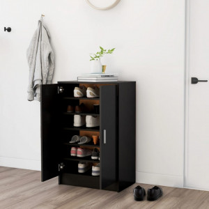 Pantofar, negru, 60x35x92 cm, PAL - V808928V - Img 2