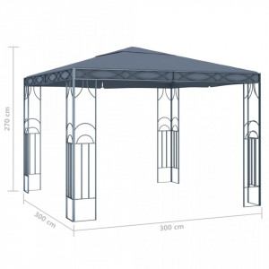 Pavilion, antracit, 300 x 300 cm - V48047V - Img 3