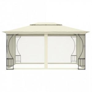Pavilion cu plase, crem, 300 x 400 x 265 cm - V48596V - Img 1