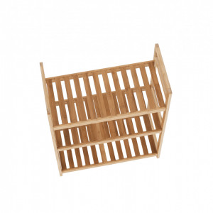 Raft cu 3 poliţe, bambus natural, 53x26x71 cm - TP296528 - Img 14
