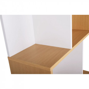 Raft, lemn pin și alb, 60x24x145 cm - TP235855 - Img 10