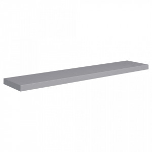 Rafturi de perete suspendate, 4 buc., gri, 120x23,5x3,8 cm, MDF - V323864V - Img 4