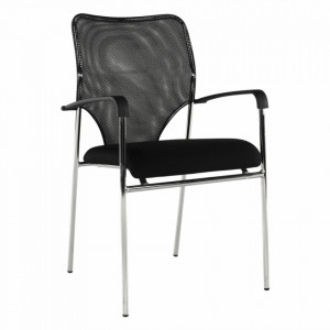 Scaun conferinţă, negru, 54x82x56 cm - TP255204 - Img 10