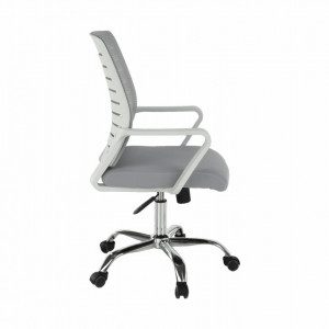 Scaun de birou, alb și gri, 56x57,5x97,5-103 cm - TP228546 - Img 15