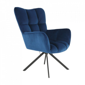Scaun de design, ţesătură albastră - TP265011 - Img 19