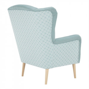 Scaun de design, ţesătură mentol/model - TP223733 - Img 9
