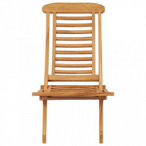 Scaun de grădină pliabil, 50x90x69 cm, lemn masiv de tec - V319163V