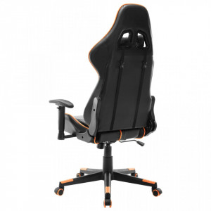 Scaun de jocuri, negru și portocaliu, piele artificială - V20508V - Img 4