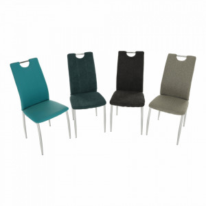 Scaun dining, textil gri maro/crom - TP201247 - Img 7