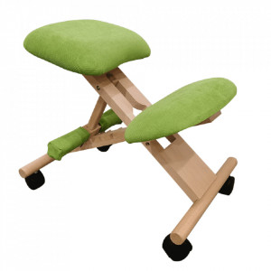 Scaun genunchi ergonomic, verde, 46x65x56-72 cm - TP300218 - Img 1