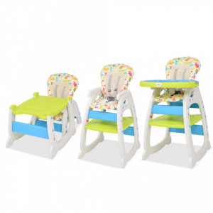 Scaun inalt convertibil 3-in-1 cu masa, albastru si verde - V10142V - Img 4