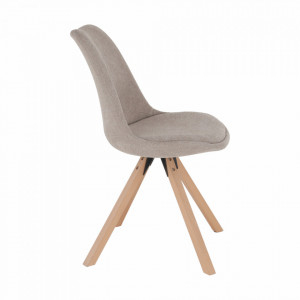 Scaun, material textil bej/lemn fag - TP202571 - Img 13