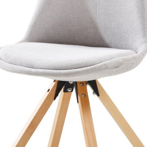 Scaun, material textil gri/lemn fag - TP202572 - Img 7