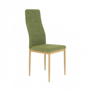 Scaun, material textil verde/cadru metalic fag - TP201240 - Img 13