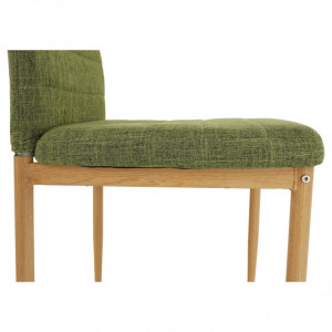 Scaun, material textil verde/cadru metalic fag - TP201240 - Img 18
