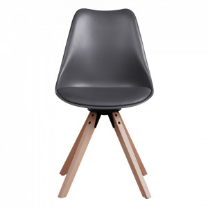 Scaun pivotant elegant, gri închis - TP288202 - Img 2