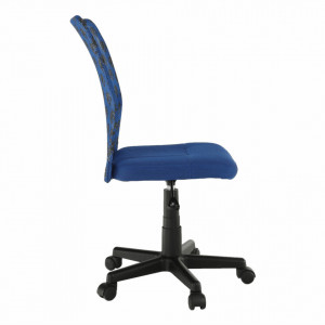 Scaun rotativ, albastru, 55x88-100x55 cm - TP254579 - Img 9