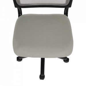 Scaun rotativ, gri/negru, 47x80/91x42 cm - TP265165 - Img 15