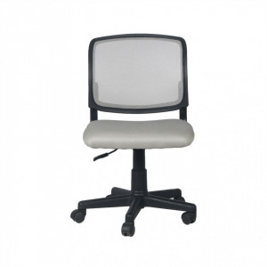 Scaun rotativ, gri/negru, 47x80/91x42 cm - TP265165 - Img 2