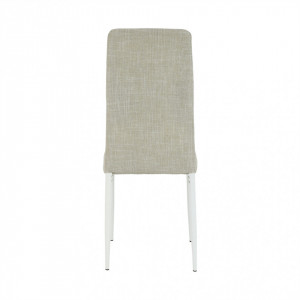Scaun, textil bej/metal alb - TP201233 - Img 15