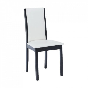 Scaun, wenge/piele eco alb - TP203071 - Img 16